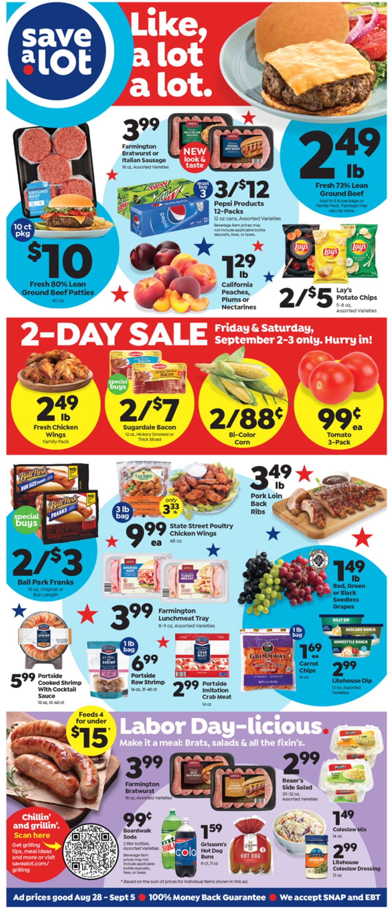 Weekly ad Save a Lot 08/28/2022 - 09/05/2022