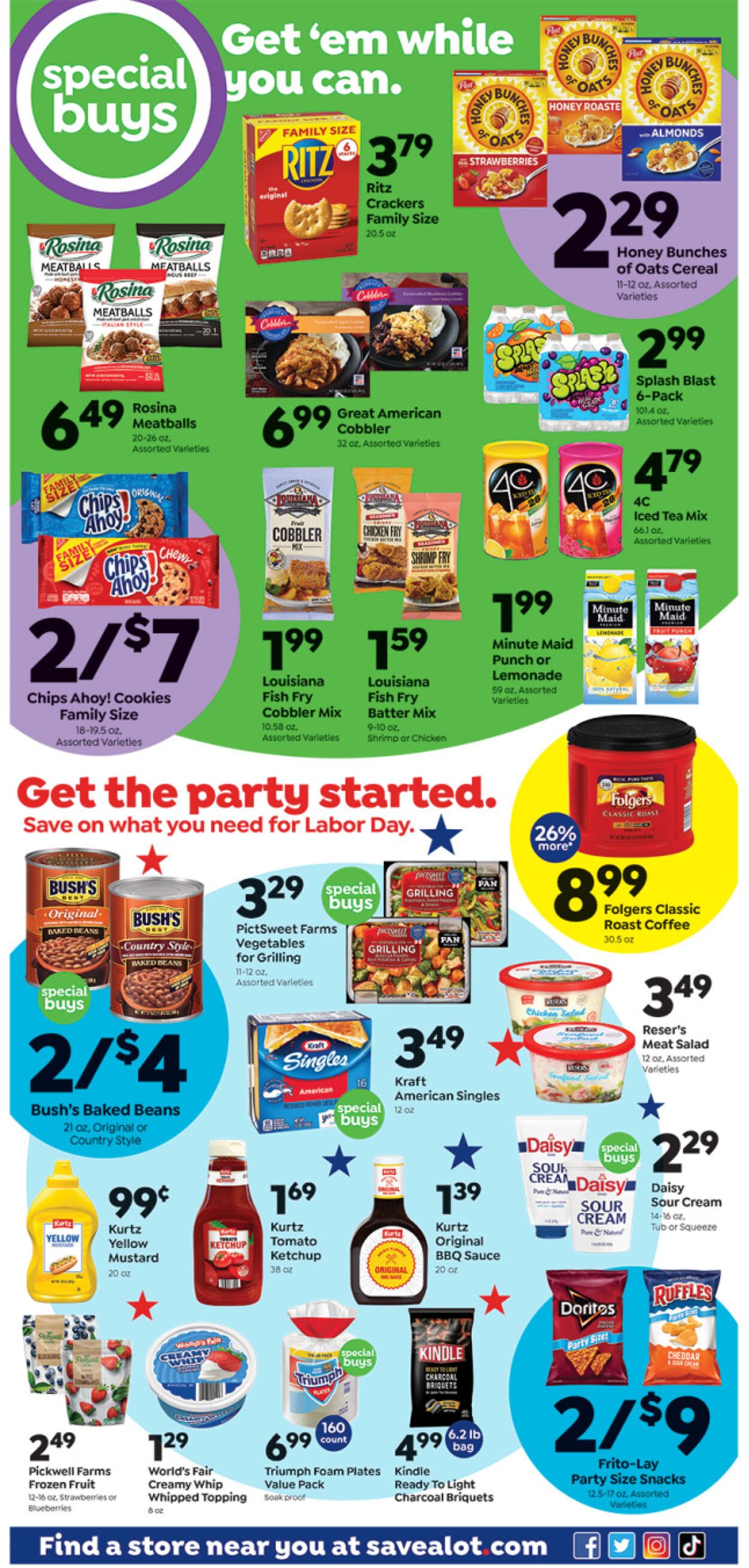 Weekly ad Save a Lot 08/28/2022 - 09/05/2022