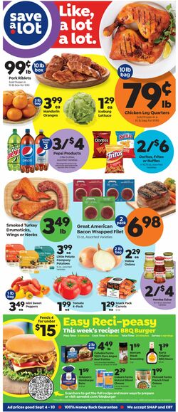 Weekly ad Save a Lot 09/04/2022-09/10/2022