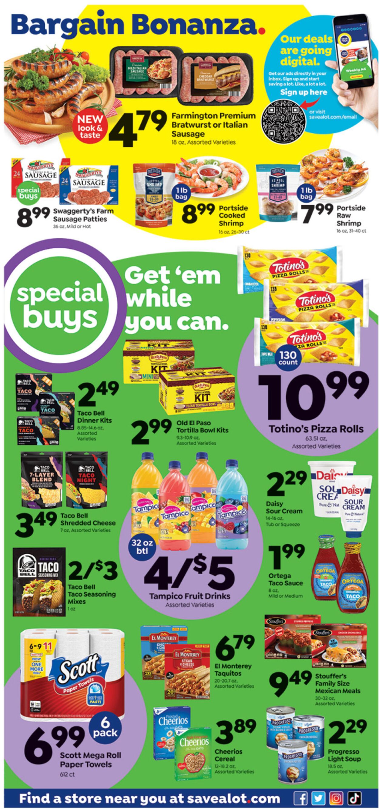 Weekly ad Save a Lot 10/02/2022 - 10/08/2022