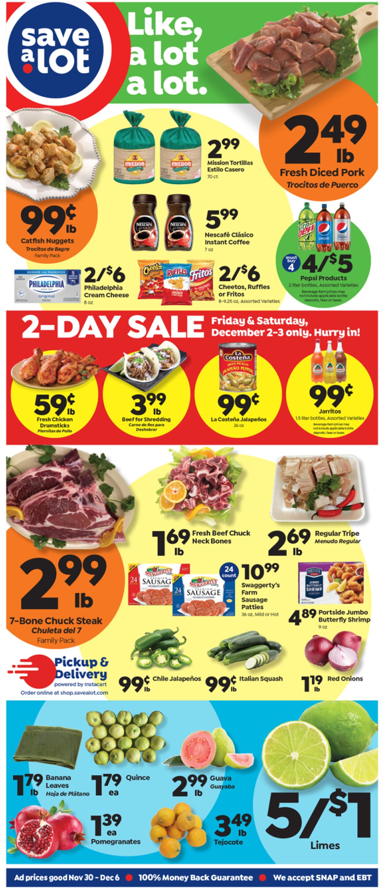Weekly ad Save a Lot 11/30/2022-12/06/2022