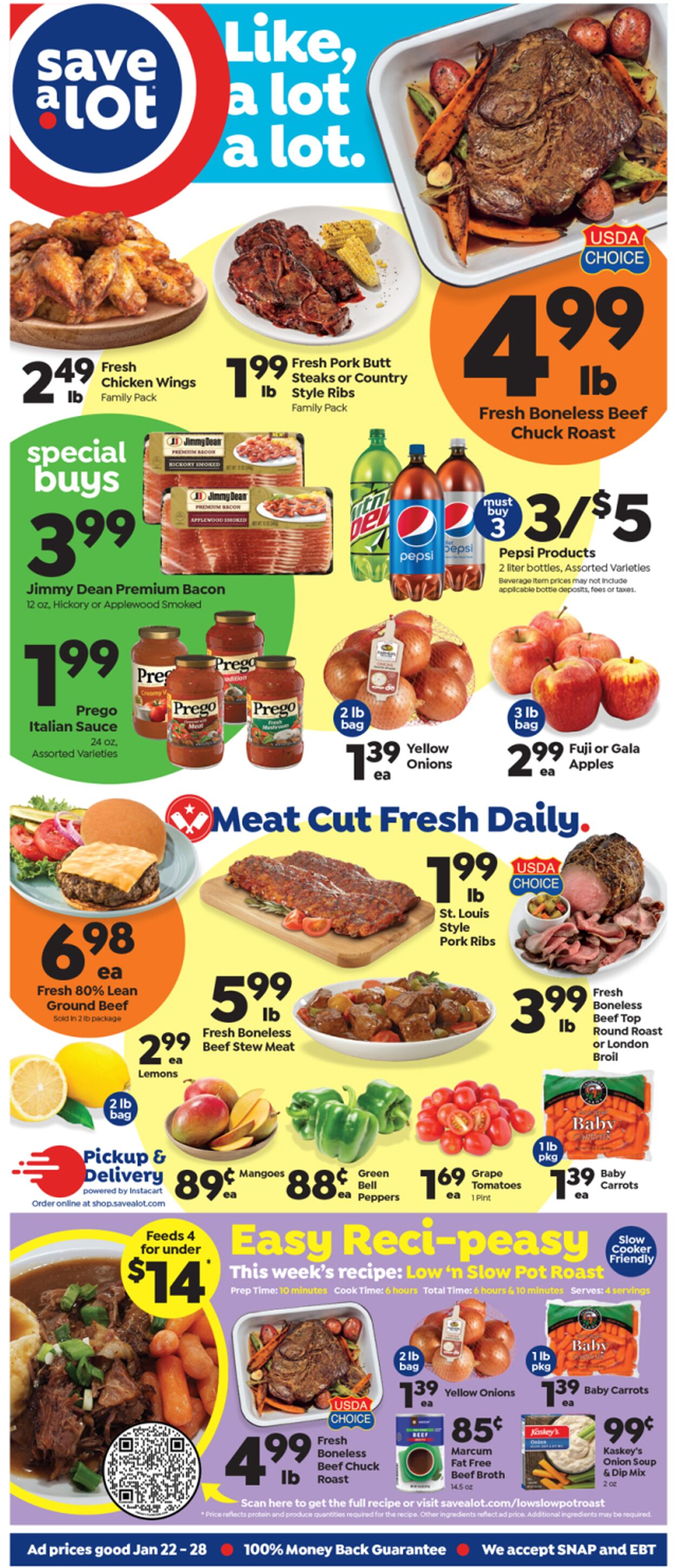 Weekly ad Save a Lot 01/22/2023 - 01/28/2023