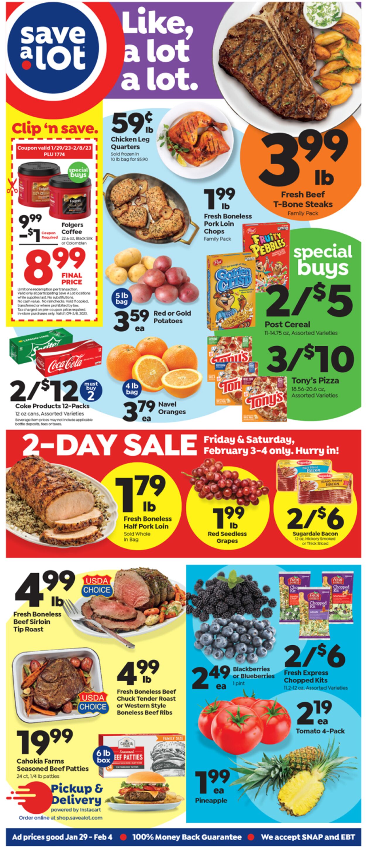 Weekly ad Save a Lot 01/29/2023 - 02/04/2023