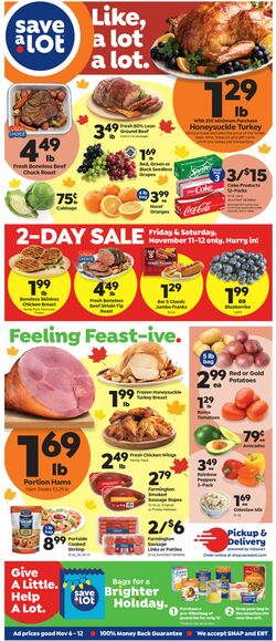 Weekly ad Save a Lot 11/06/2022-11/12/2022