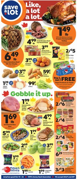 Weekly ad Save a Lot 11/13/2022-11/24/2022