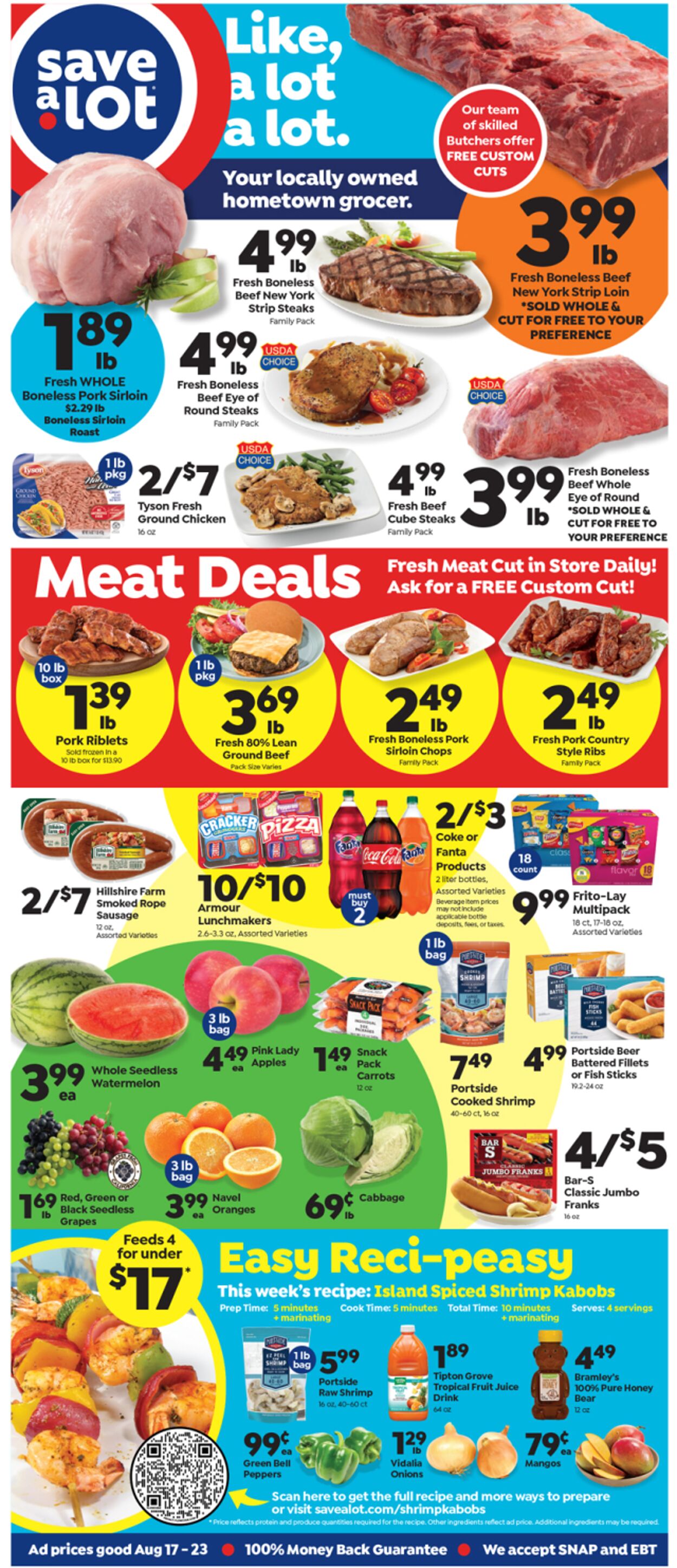 Weekly ad Save a Lot 08/17/2022 - 08/23/2022