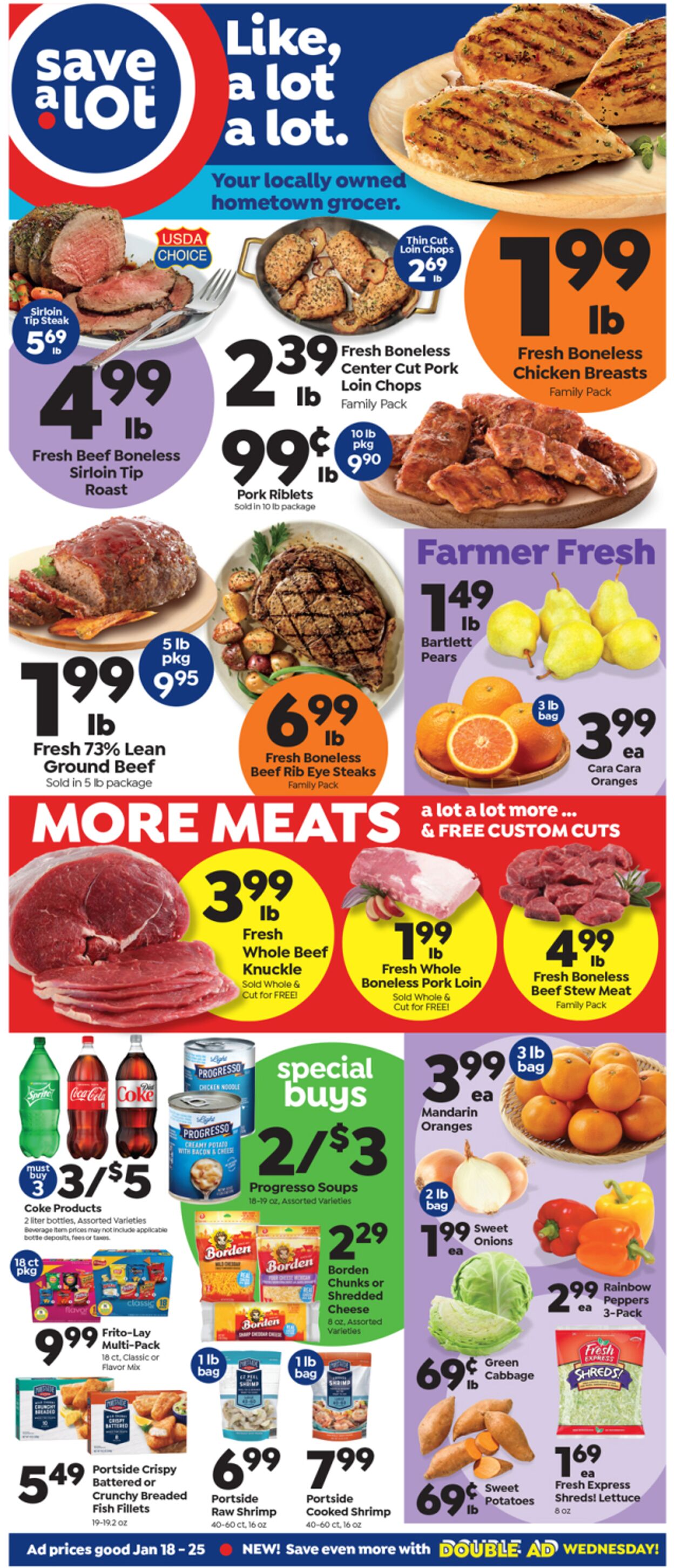 Weekly ad Save a Lot 01/18/2023 - 01/25/2023