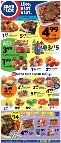 Weekly ad Save a Lot 01/25/2023-02/01/2023