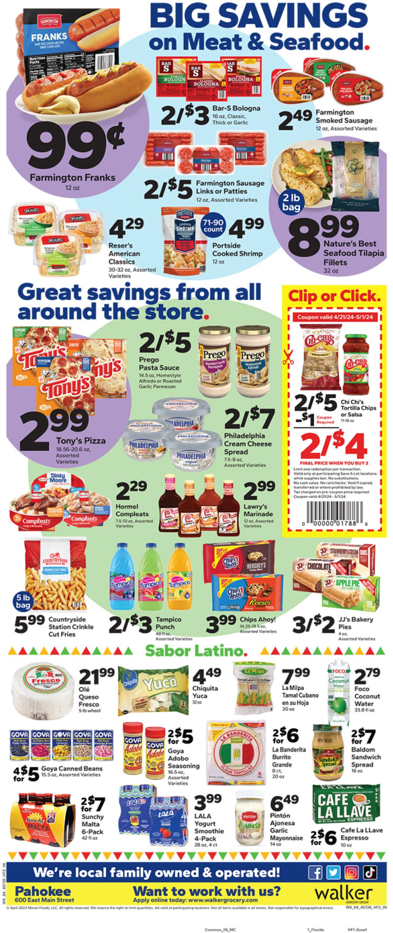 Weekly ad Save a Lot 04/24/2024 - 05/01/2024