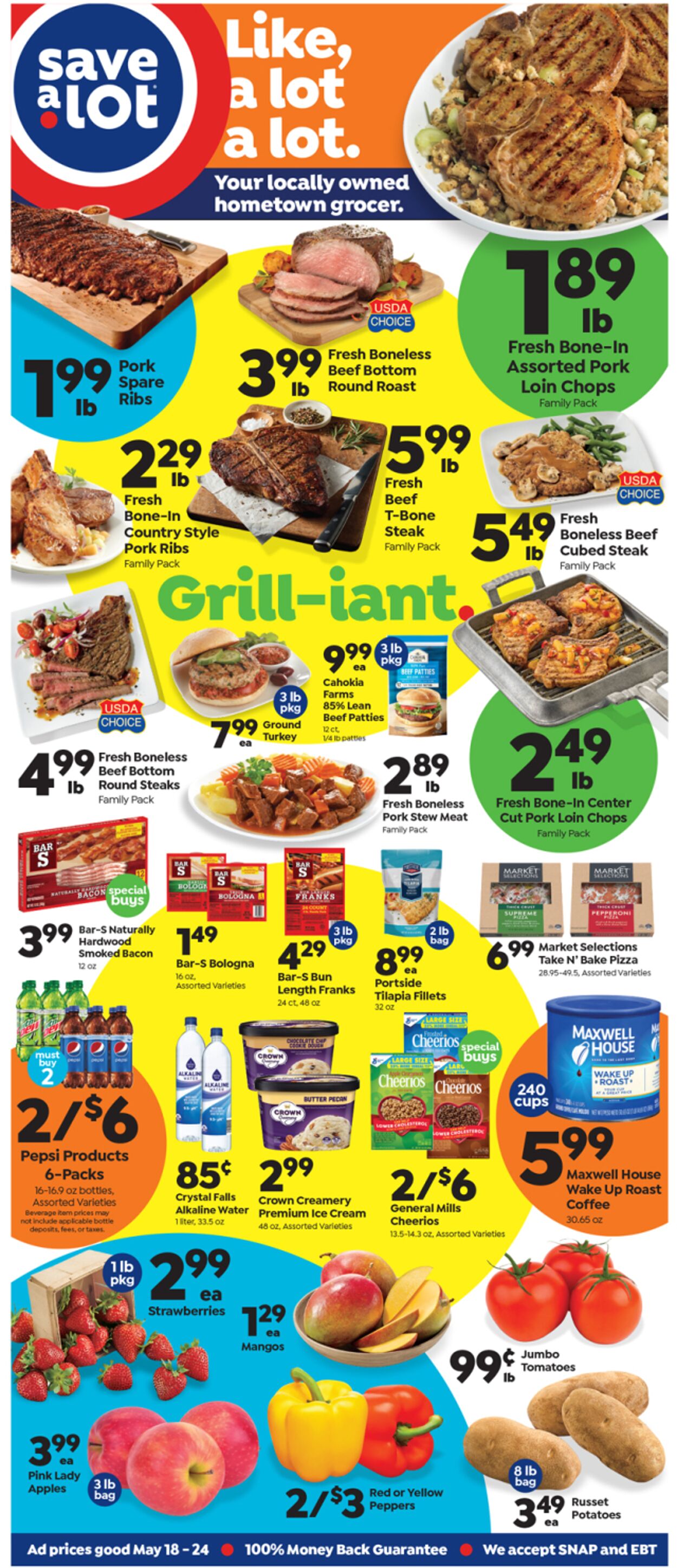 Weekly ad Save a Lot 05/18/2022 - 05/24/2022