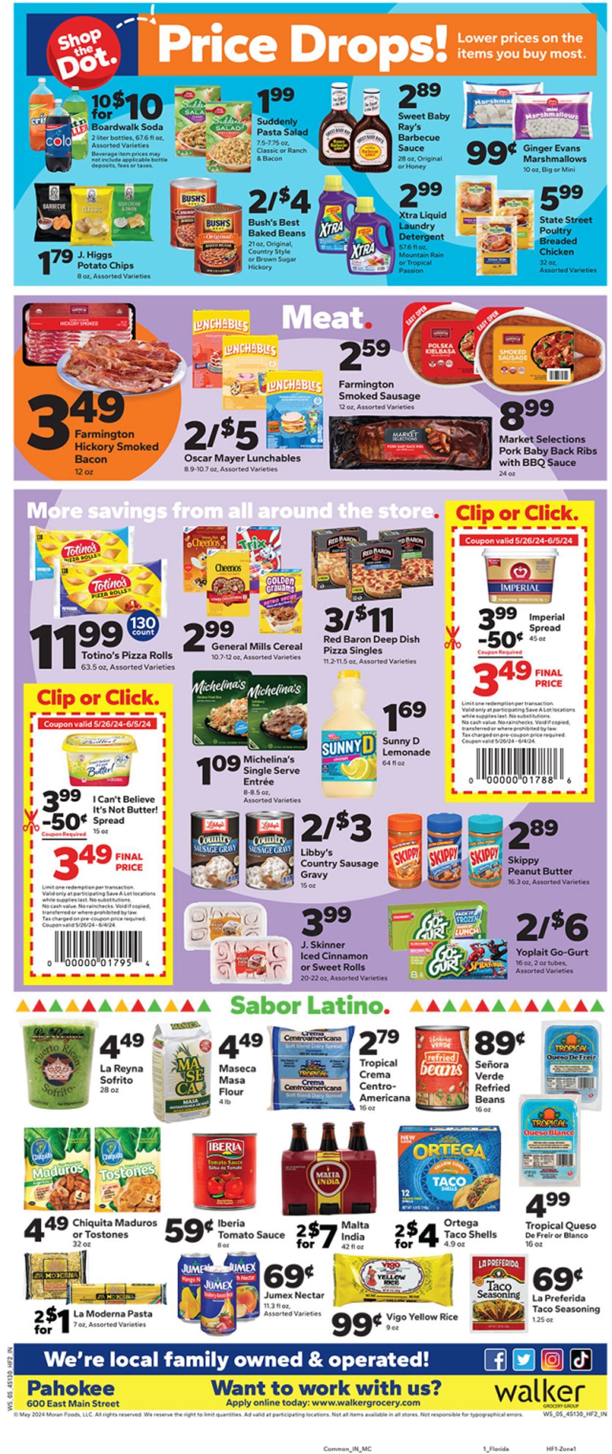 Weekly ad Save a Lot 05/29/2024 - 06/05/2024