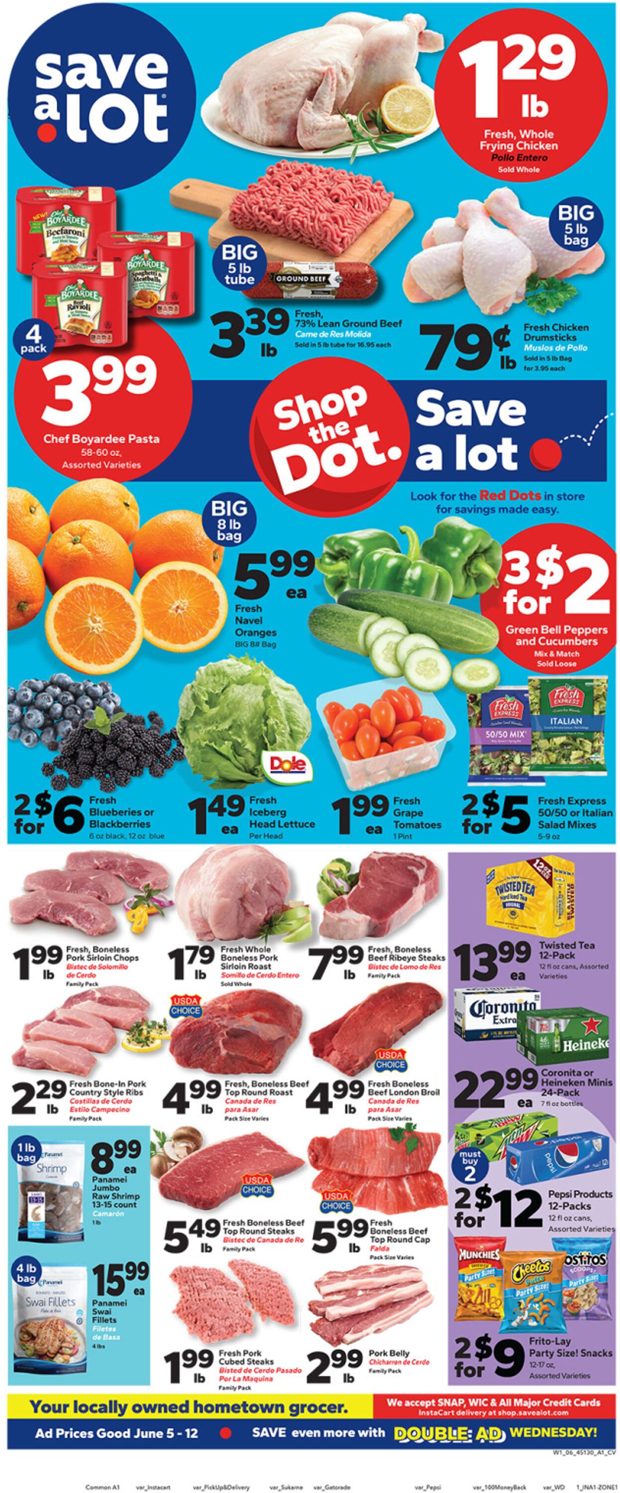 Weekly ad Save a Lot 06/05/2024 - 06/12/2024