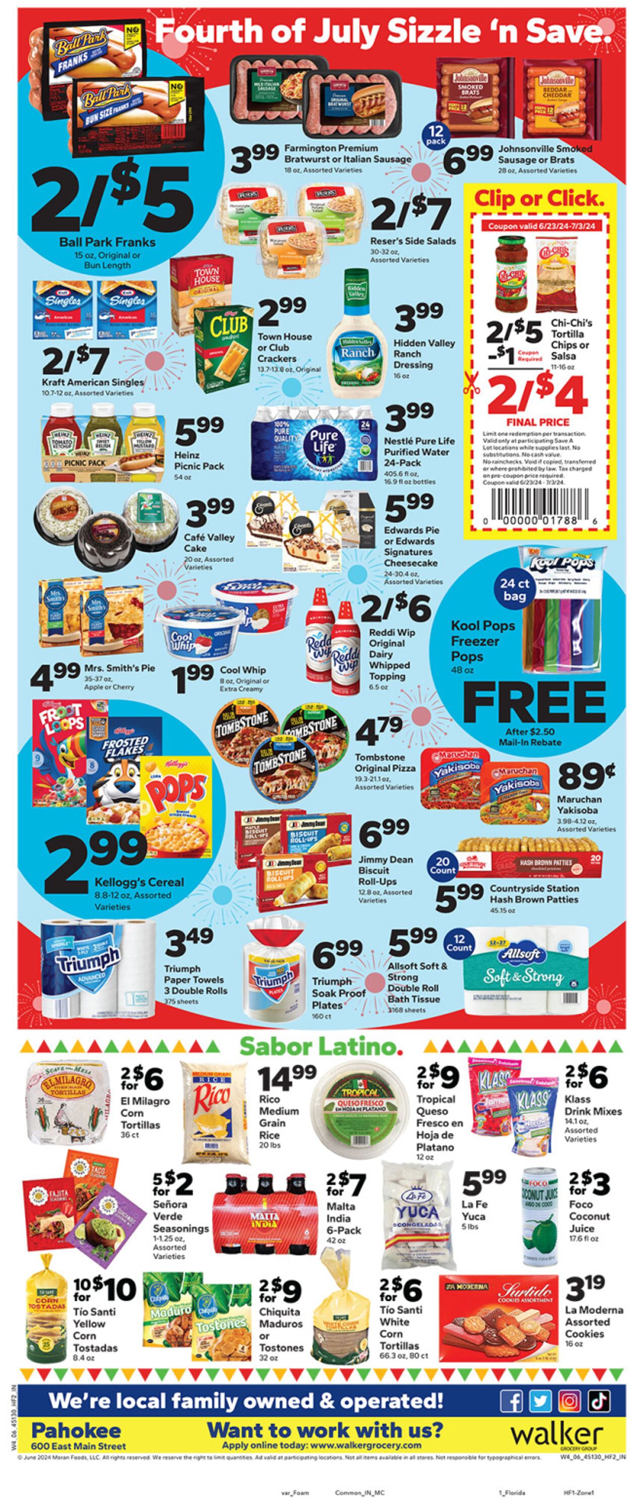 Weekly ad Save a Lot 06/26/2024 - 07/03/2024