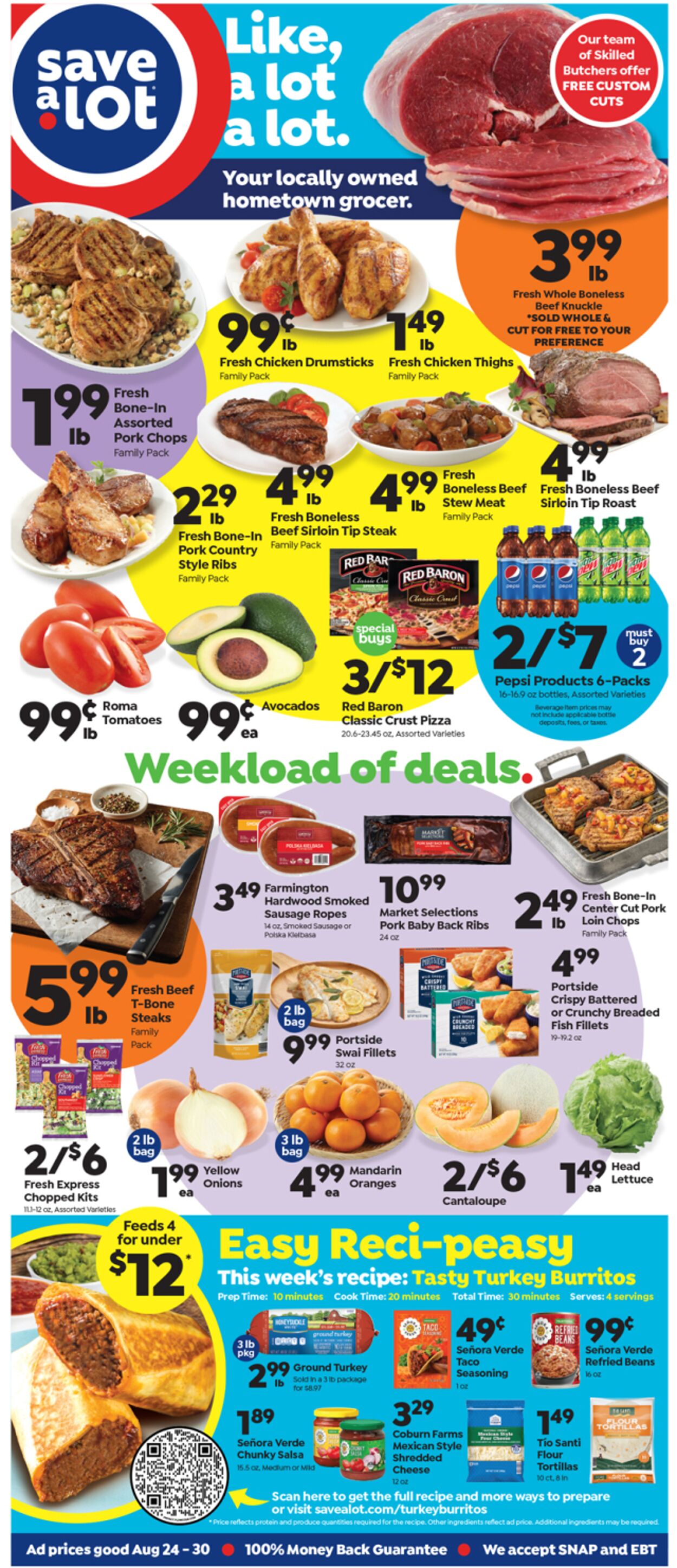 Weekly ad Save a Lot 08/24/2022 - 08/30/2022