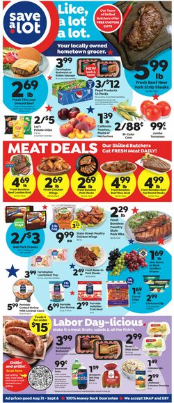 Weekly ad Save a Lot 08/31/2022-09/06/2022