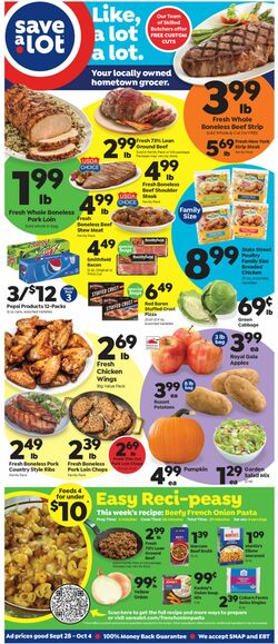 Weekly ad Save a Lot 09/28/2022-10/04/2022