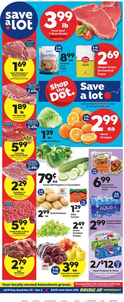 Weekly ad Save a Lot 11/29/2023 - 12/06/2023