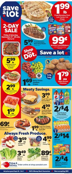 Weekly ad Save a Lot 11/06/2024 - 11/13/2024