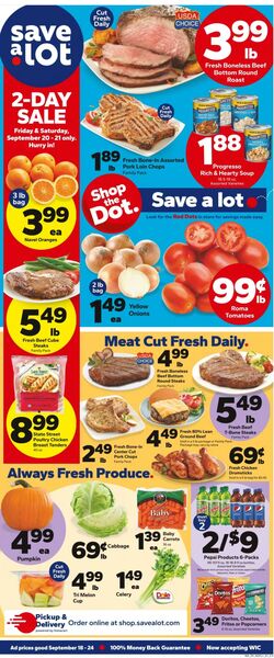 Weekly ad Save a Lot 07/08/2024 - 07/11/2024