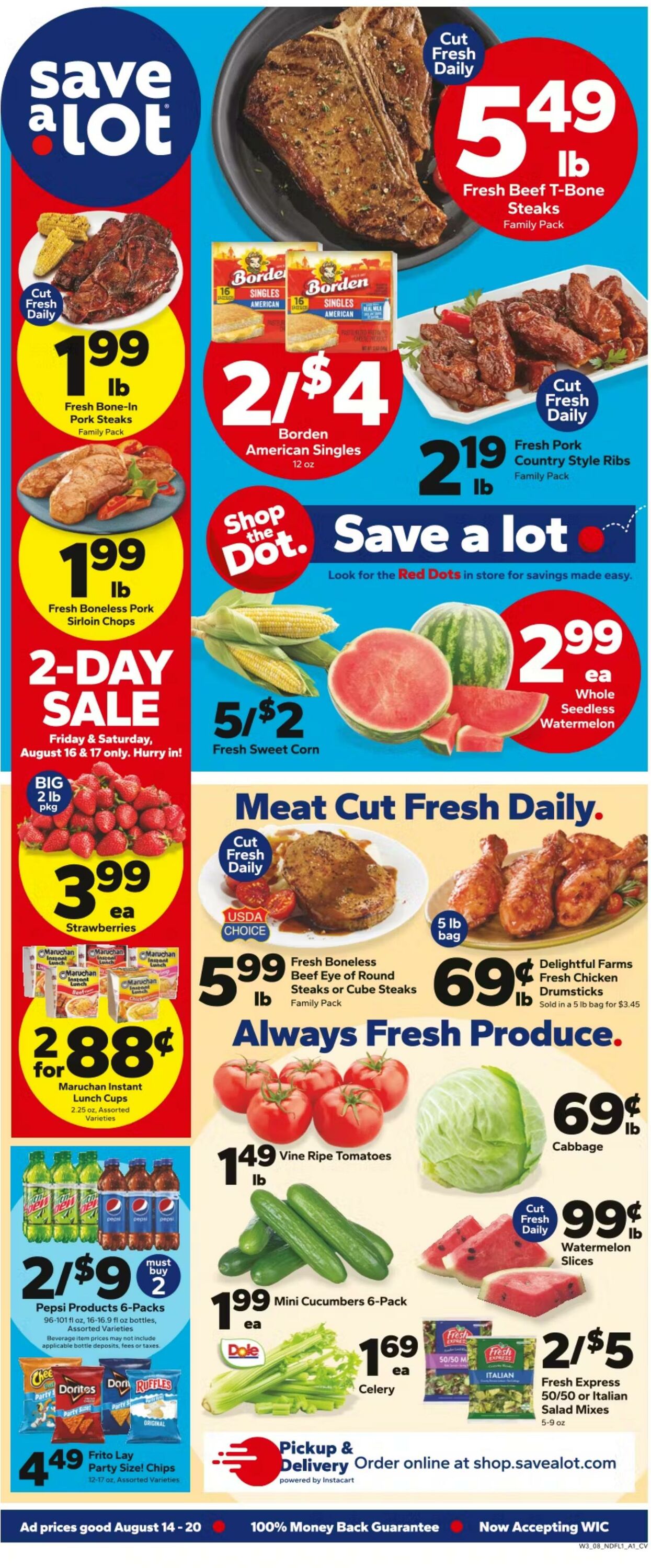 Weekly ad Save a Lot 08/14/2024 - 08/21/2024