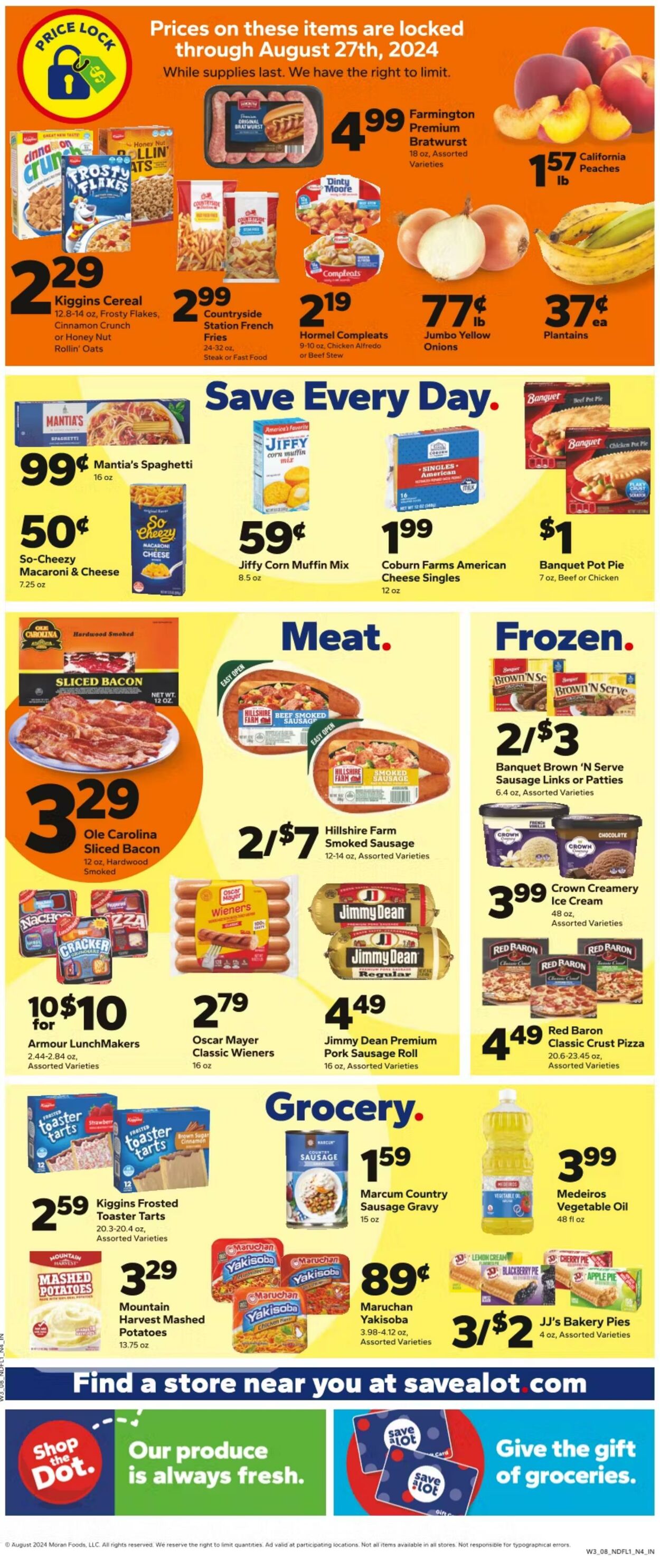 Weekly ad Save a Lot 08/14/2024 - 08/21/2024