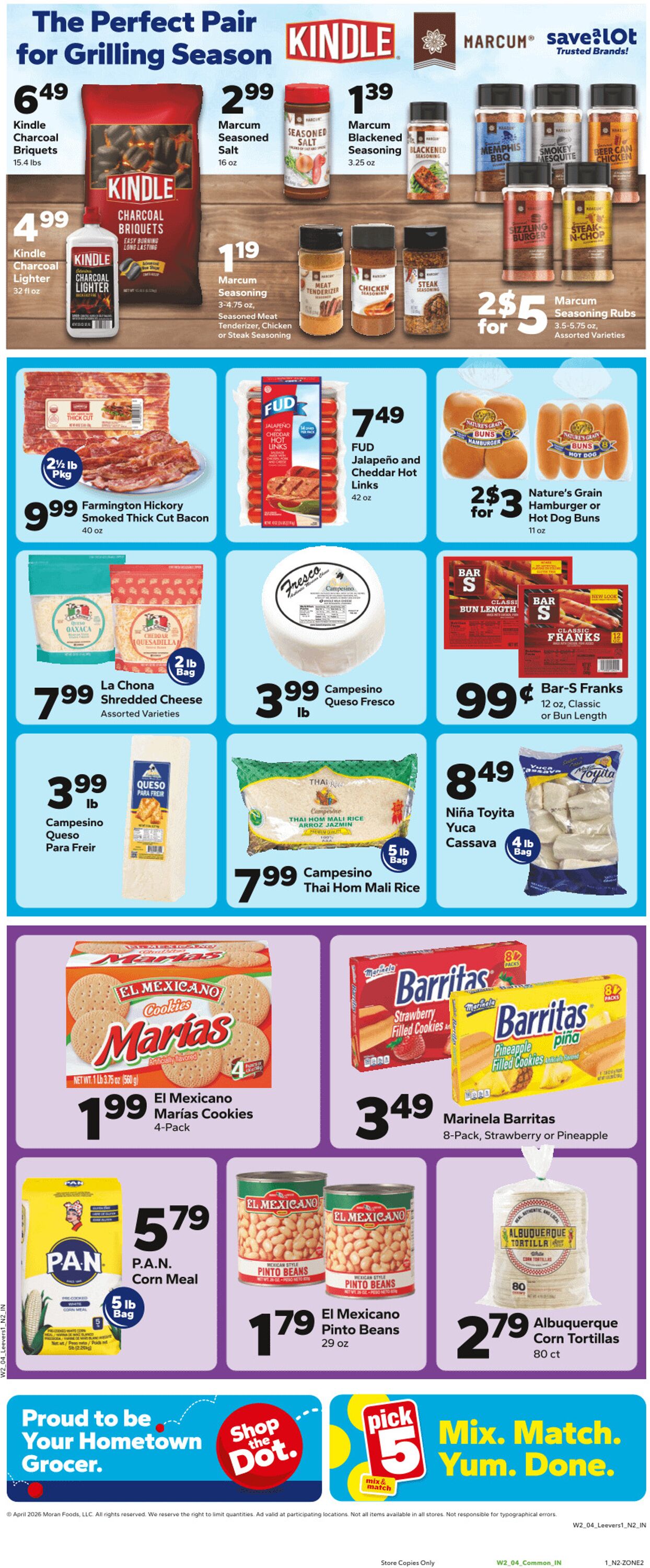 Weekly ad Save a Lot 04/08/2026 - 04/14/2026