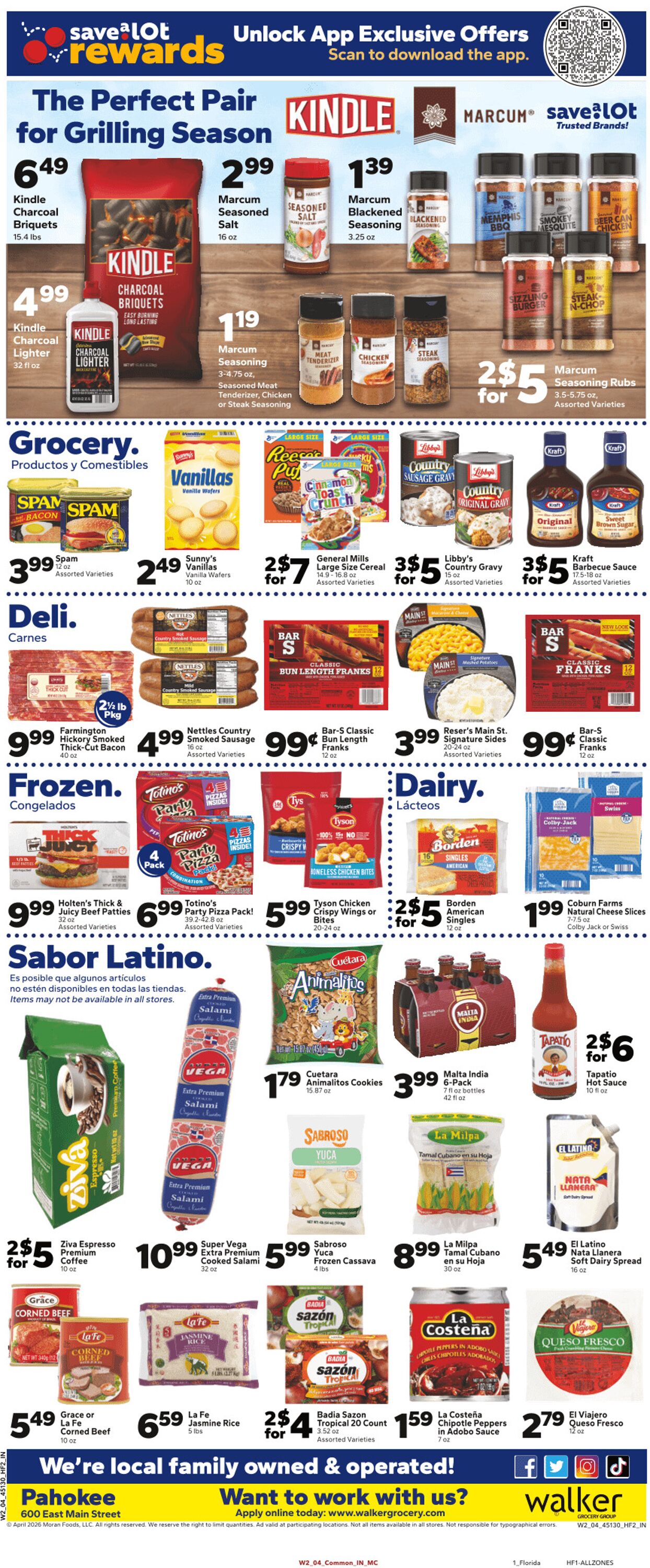 Weekly ad Save a Lot 04/08/2026 - 04/14/2026