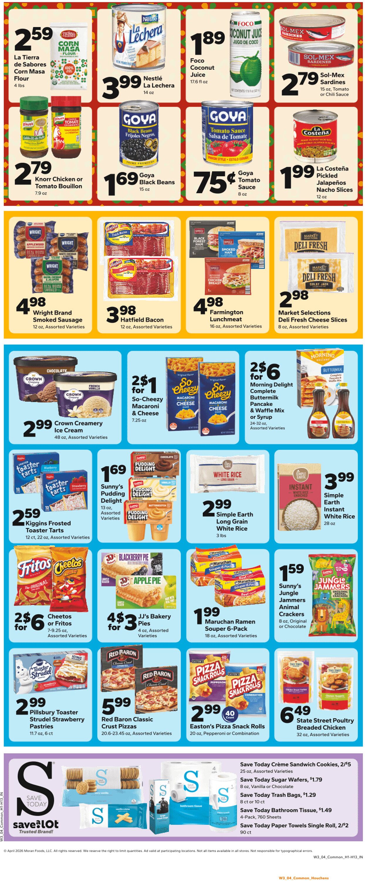 Weekly ad Save a Lot 04/15/2026 - 04/21/2026