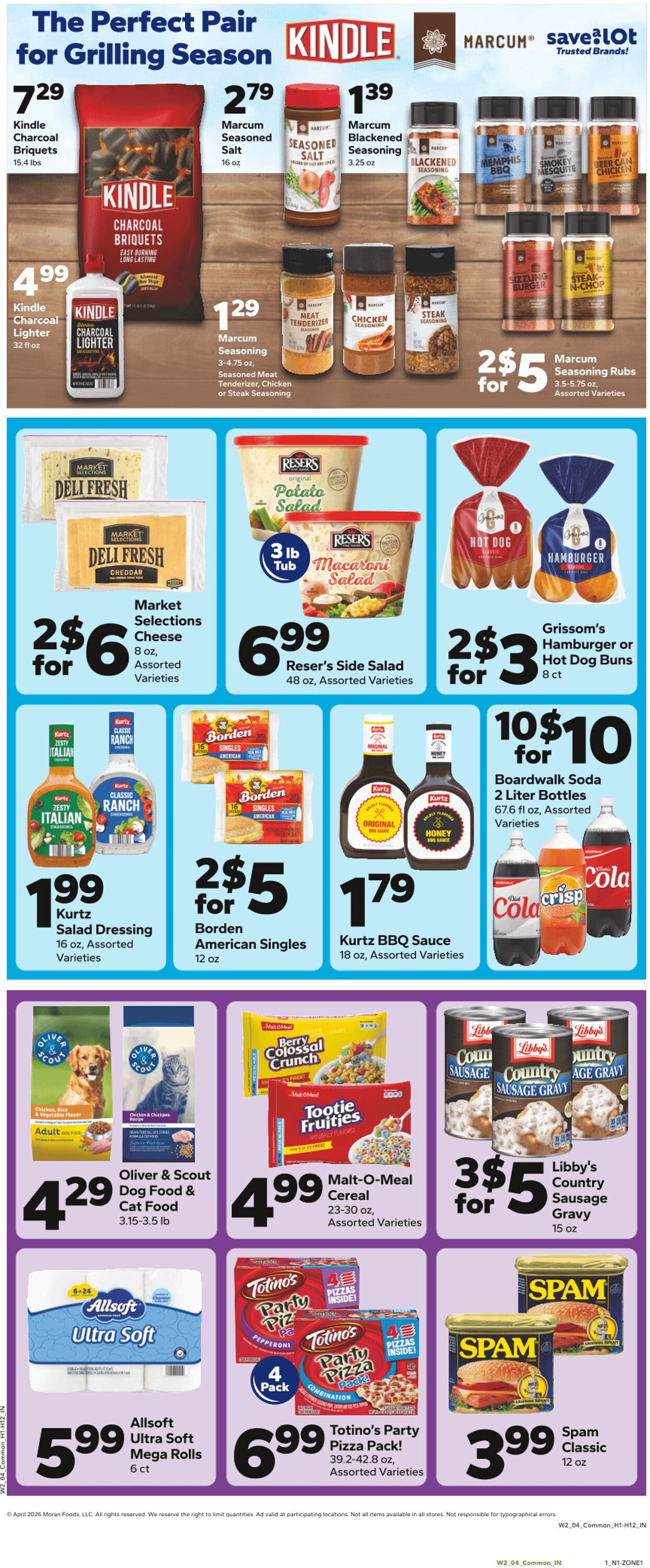 Weekly ad Save a Lot 04/08/2026 - 04/14/2026