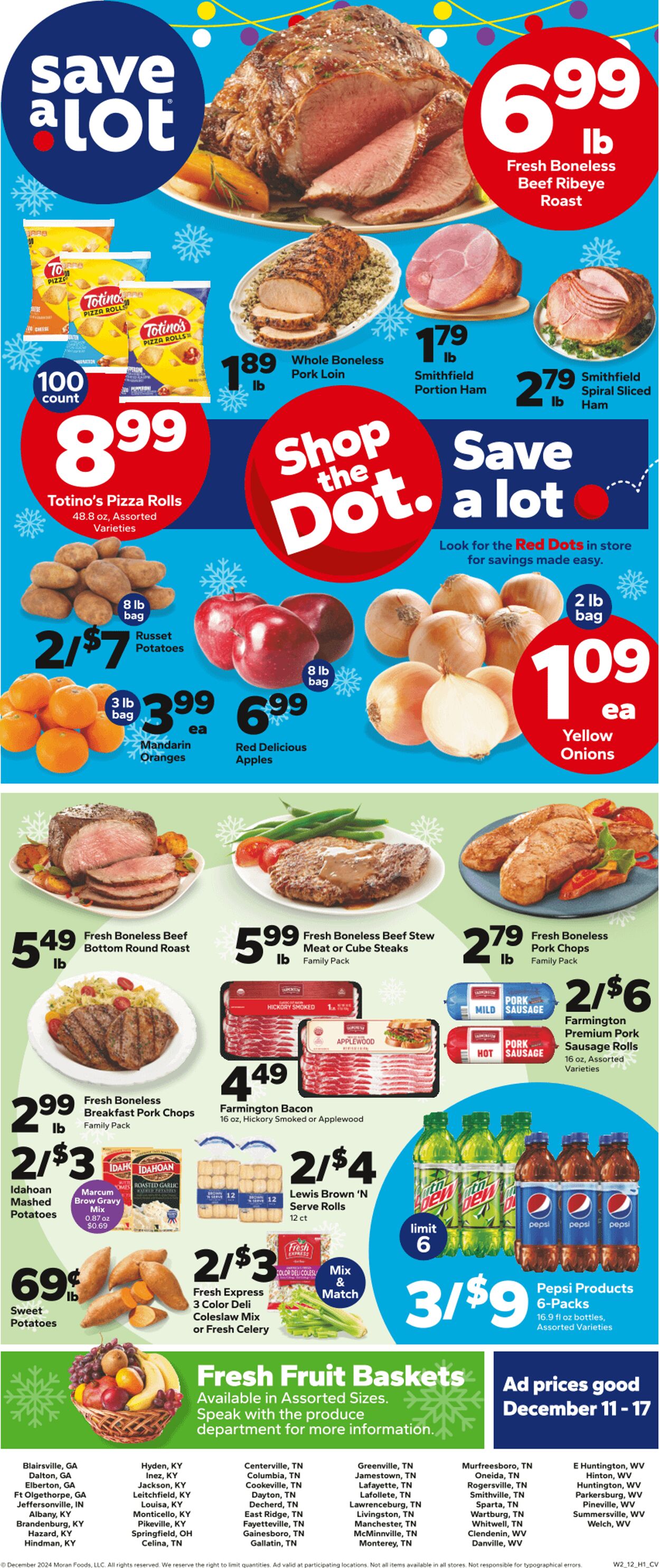 Weekly ad Save a Lot 12/11/2024 - 12/17/2024