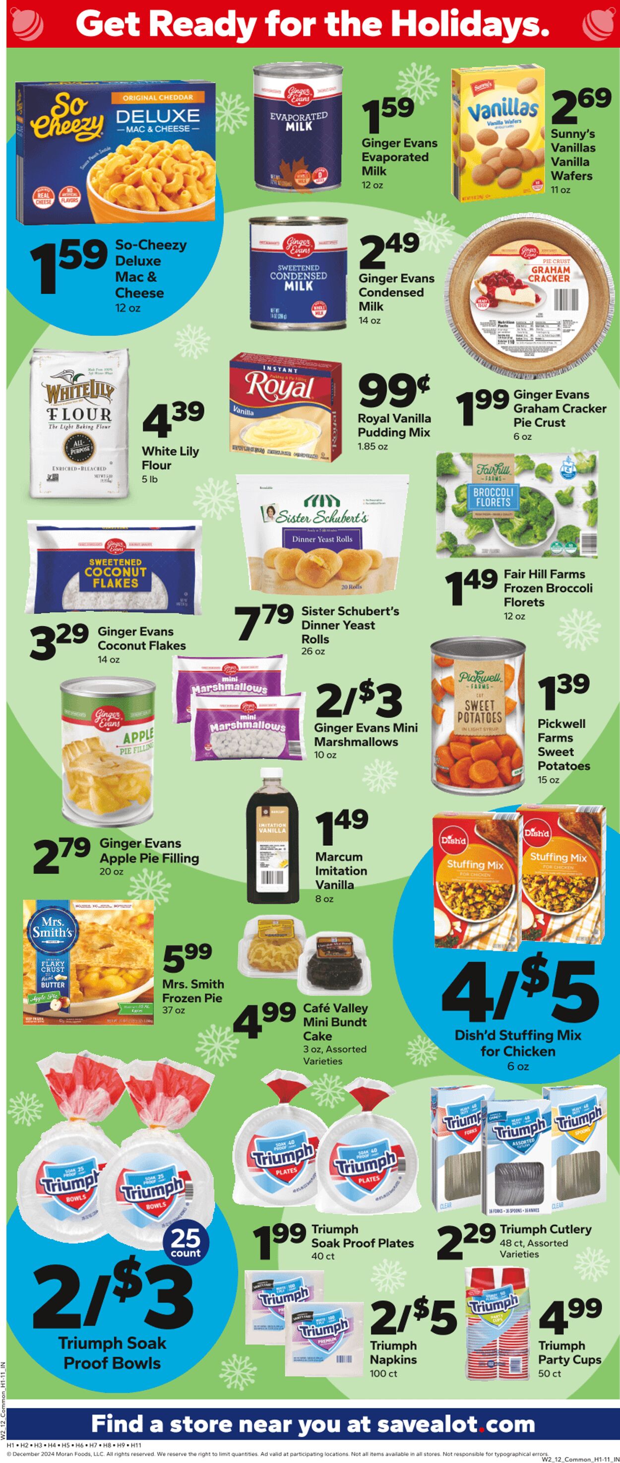 Weekly ad Save a Lot 12/11/2024 - 12/17/2024