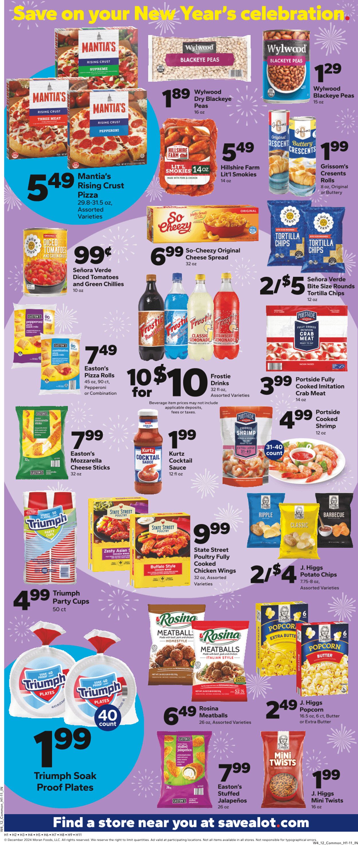 Weekly ad Save a Lot 12/26/2024 - 12/31/2024