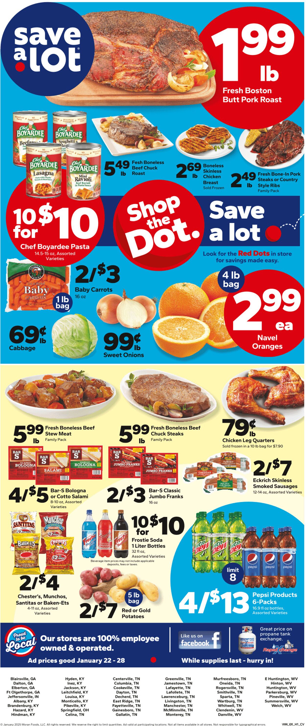 Weekly ad Save a Lot 01/23/2025 - 02/06/2025