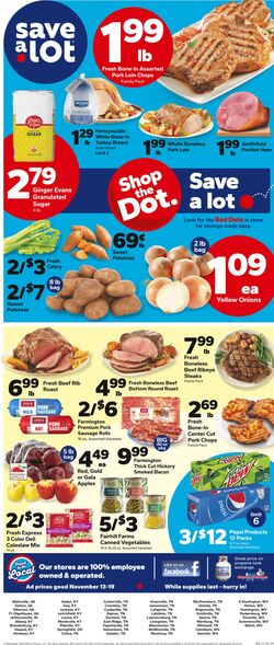 Weekly ad Save a Lot 11/13/2024 - 11/19/2024