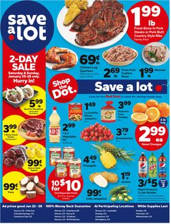 Weekly ad Save a Lot 01/08/2025 - 01/14/2025