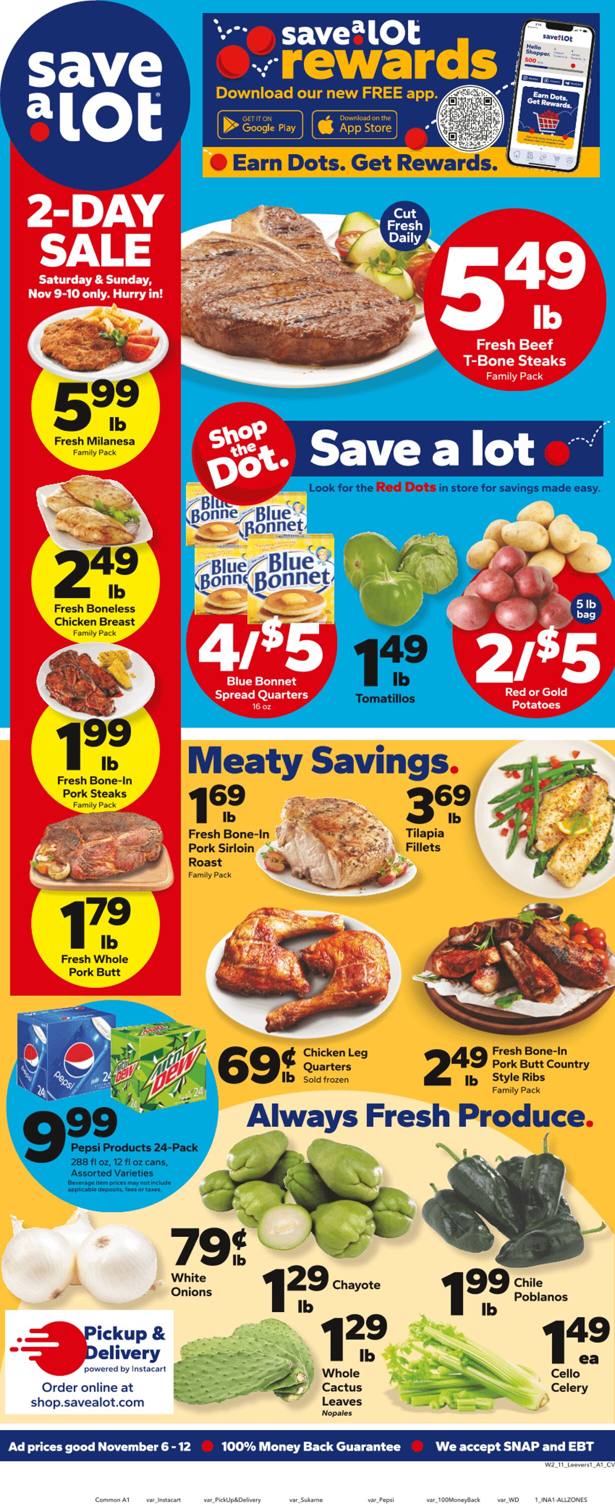 Weekly ad Save a Lot 11/06/2024 - 11/12/2024