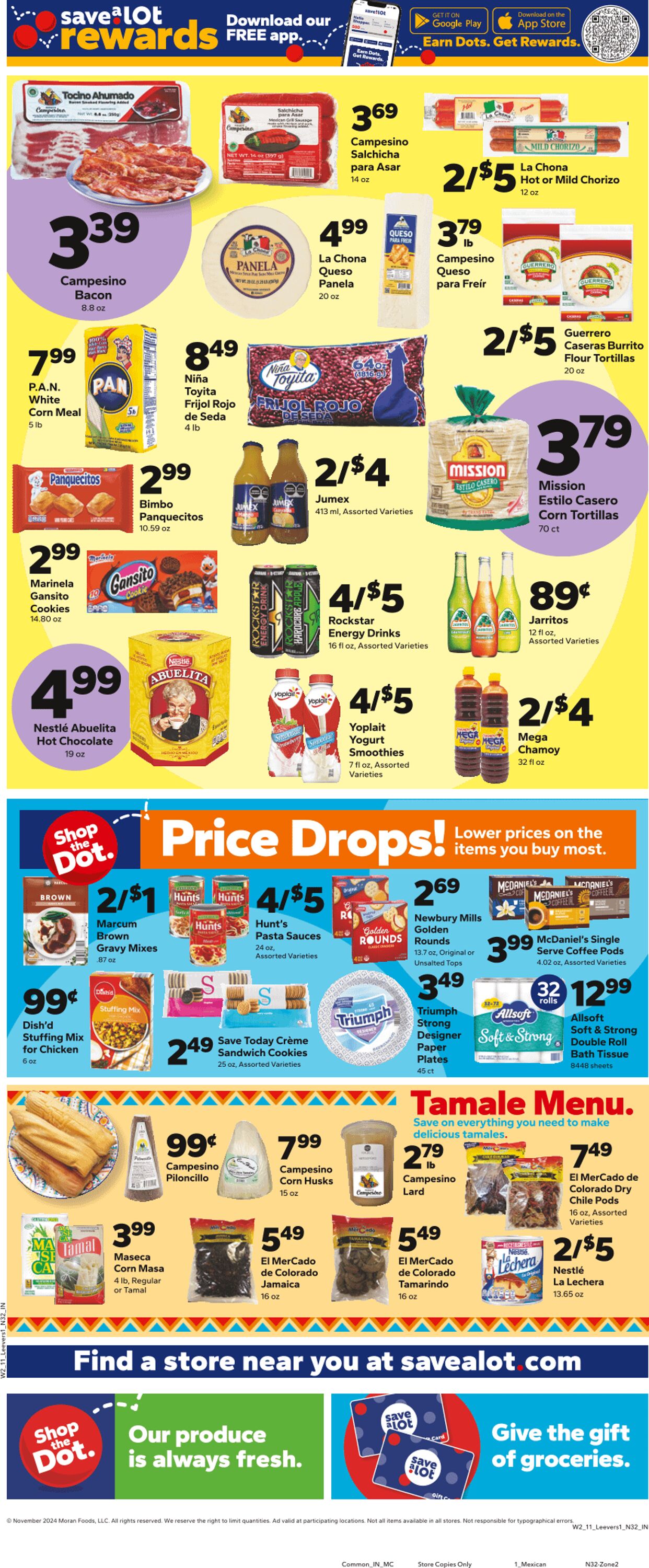 Weekly ad Save a Lot 11/06/2024 - 11/12/2024