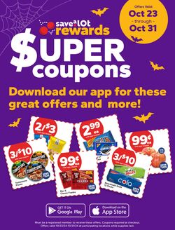 Weekly ad Save a Lot 10/30/2024 - 11/05/2024