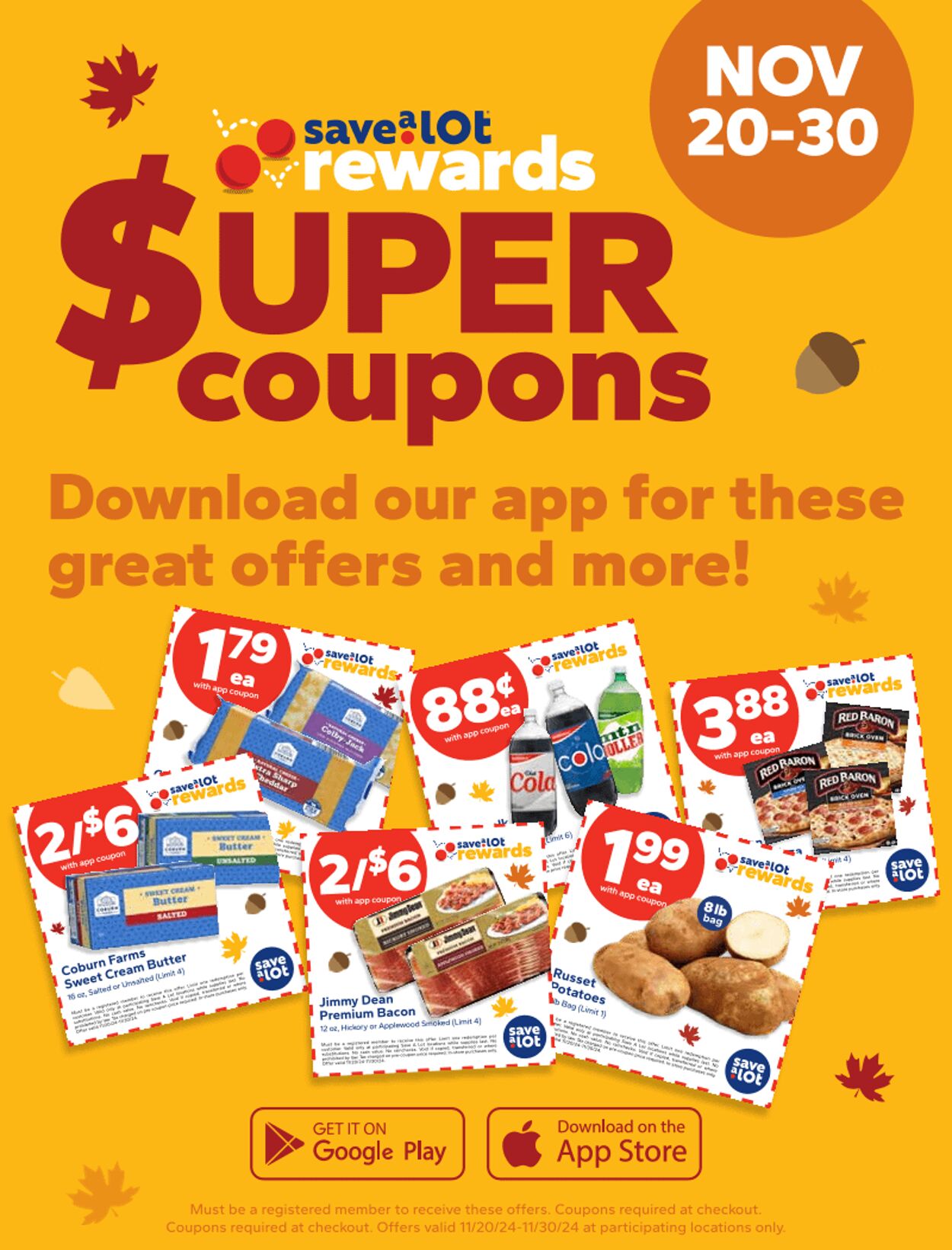 Weekly ad Save a Lot 11/20/2024 - 11/30/2024