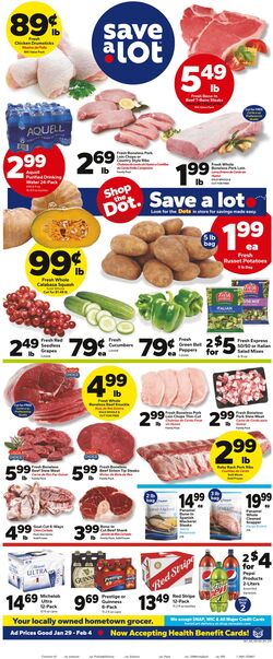 Weekly ad Save a Lot 01/30/2025 - 02/06/2025