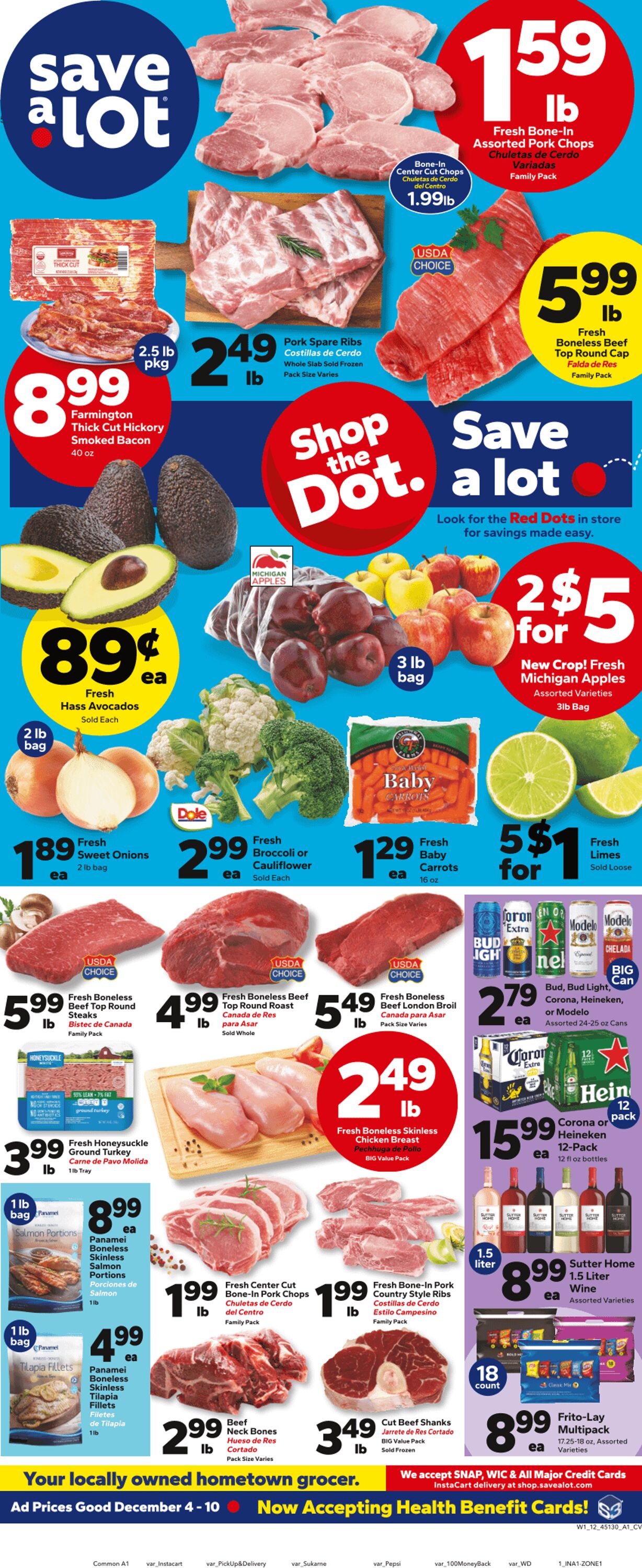 Weekly ad Save a Lot 12/04/2024 - 12/10/2024