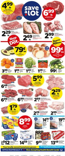 Weekly ad Save a Lot 01/01/2025 - 01/07/2025