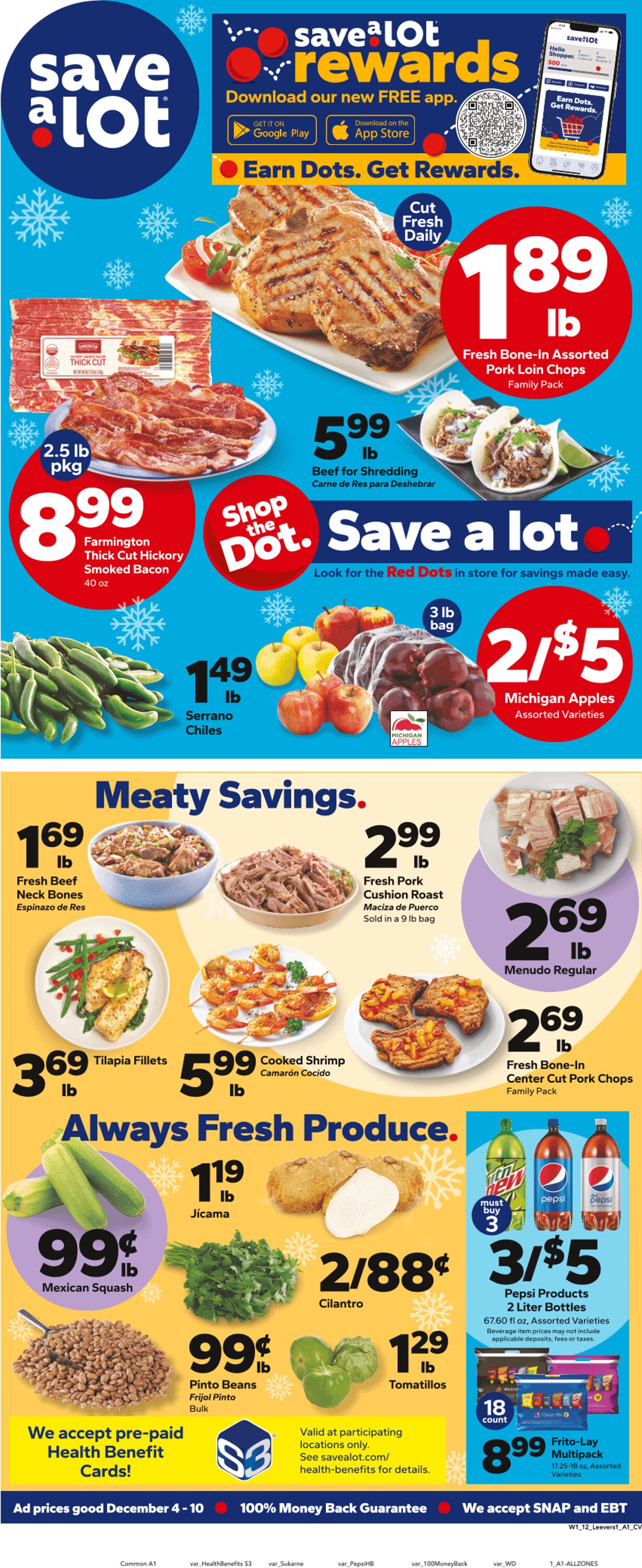 Weekly ad Save a Lot 12/04/2024 - 12/10/2024