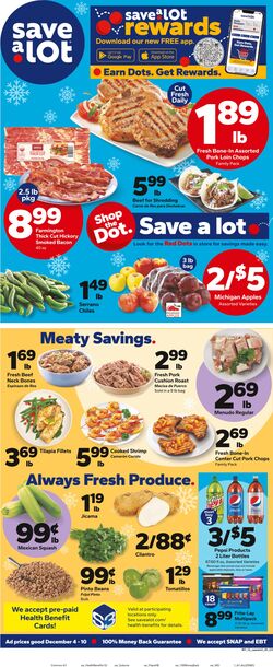 Weekly ad Save a Lot 11/29/2024 - 12/03/2024