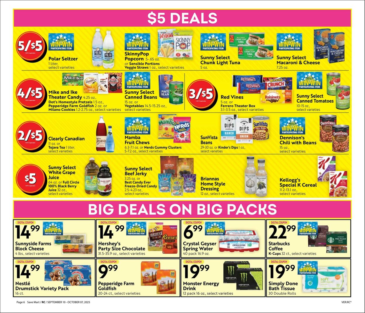 Weekly ad Save Mart 09/10/2025 - 10/07/2025