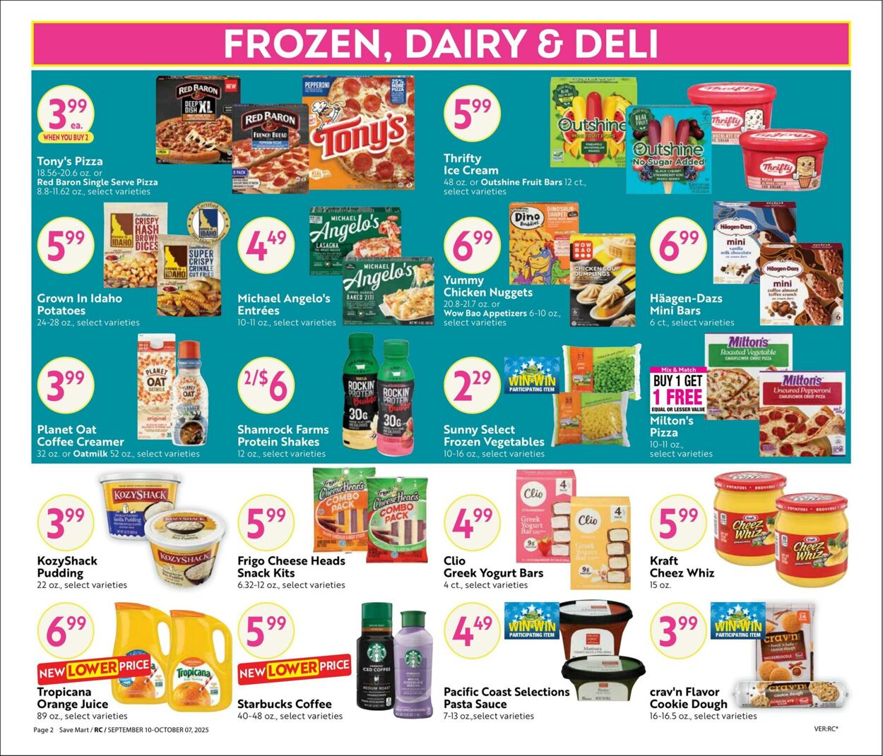 Weekly ad Save Mart 09/10/2025 - 10/07/2025