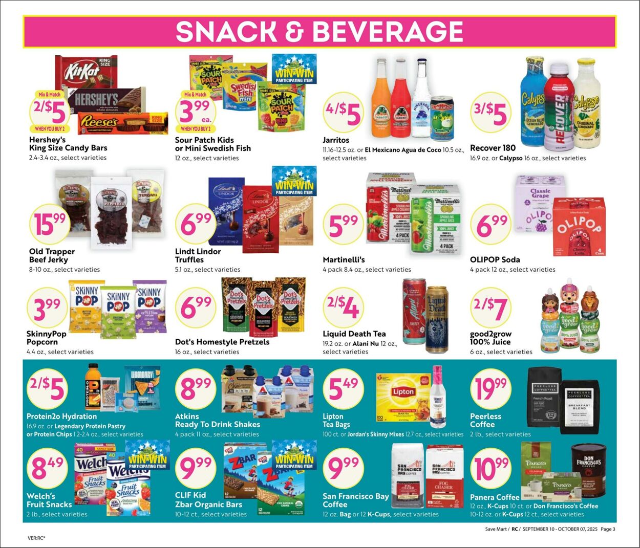 Weekly ad Save Mart 09/10/2025 - 10/07/2025