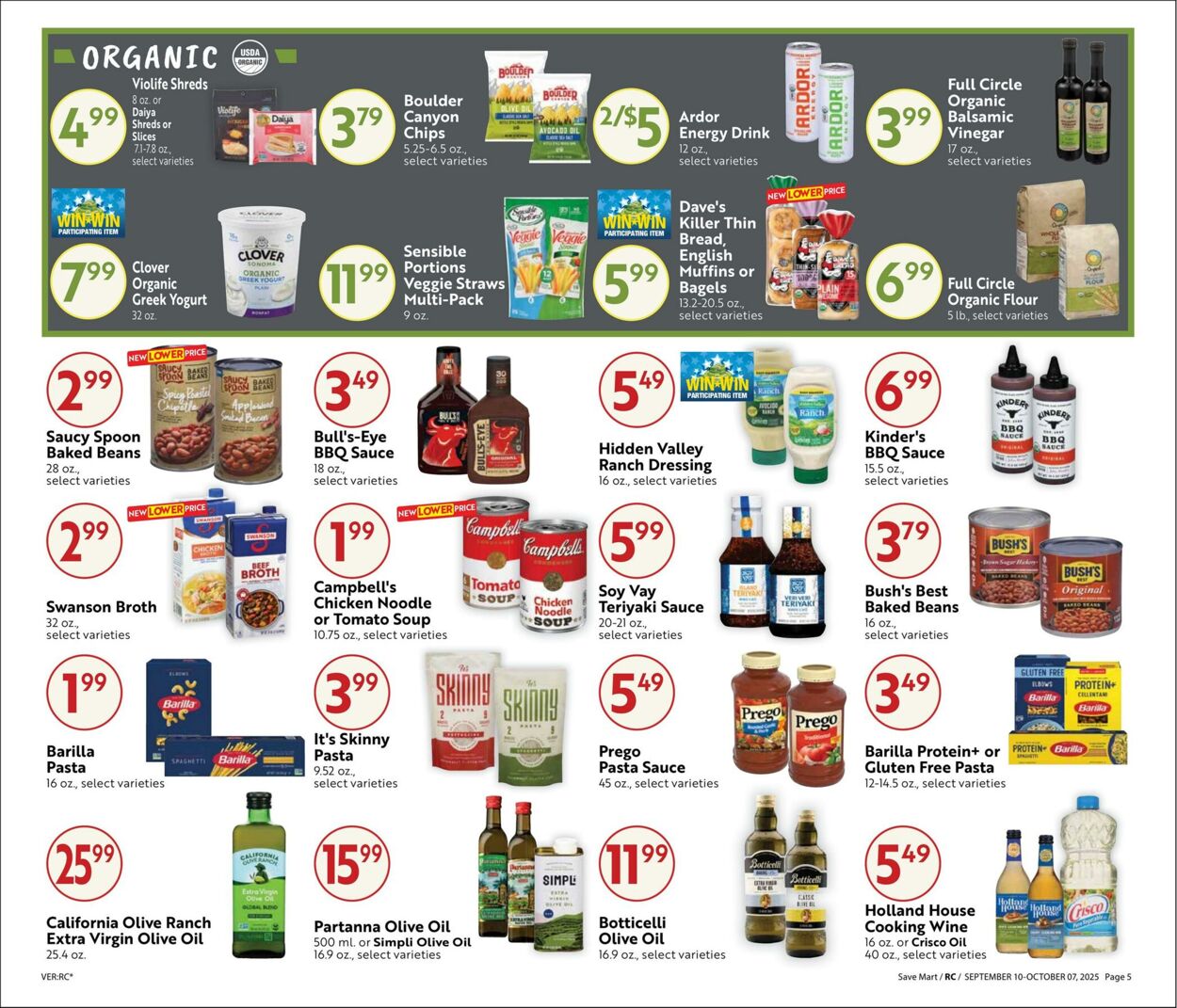 Weekly ad Save Mart 09/10/2025 - 10/07/2025