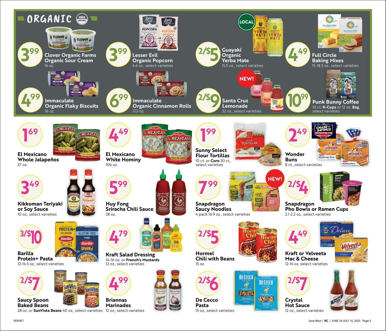 Weekly ad Save Mart 06/18/2025 - 07/15/2025