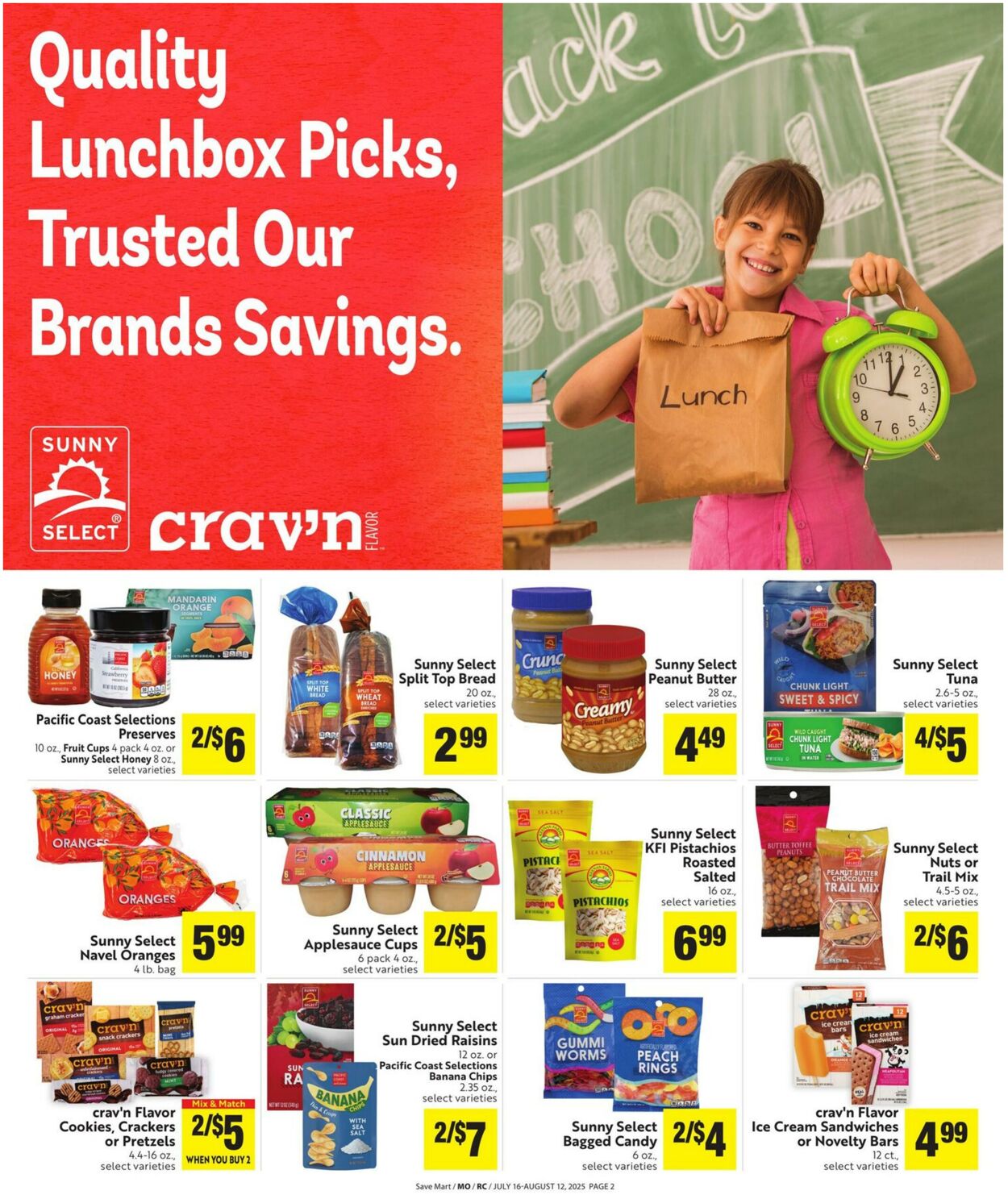 Weekly ad Save Mart 07/16/2025 - 08/12/2025